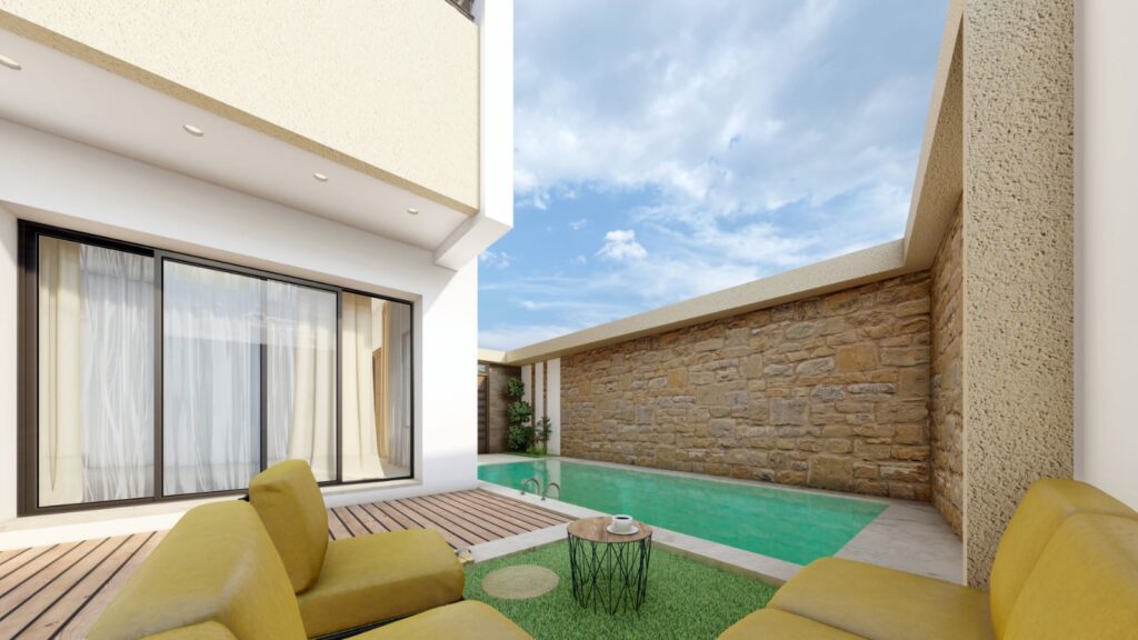 appartement s+2 à jardin Jenen Mansourah, (1)